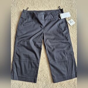 NWT Vintage Black Tufi Duek Bermuda Cotton Shorts Size 38/4